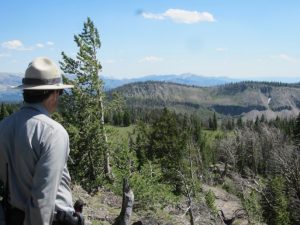 Ranger in Gallatin backcountry