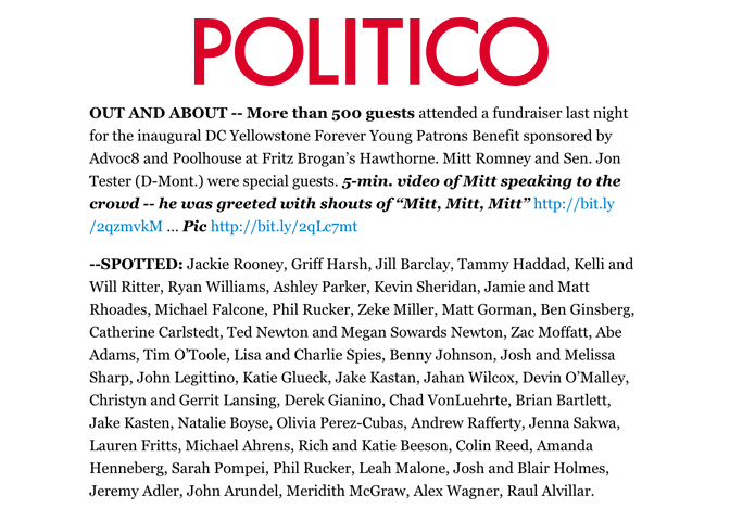 Politico clip