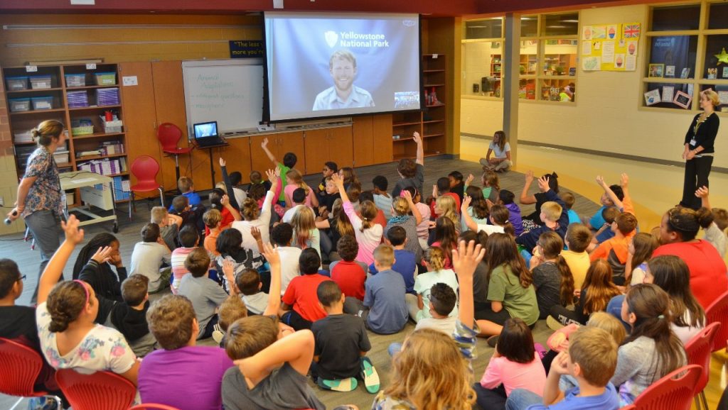 Skype With A Yellowstone Ranger, Penn Manor School District, Lancaster County, PA