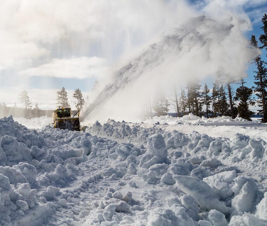 Insider Look Clearing the Snow in Yellowstone Yellowstone Forever