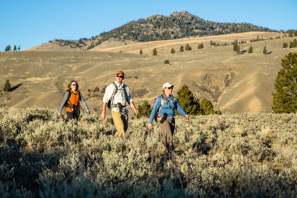 Hikers near Pleasent Valley