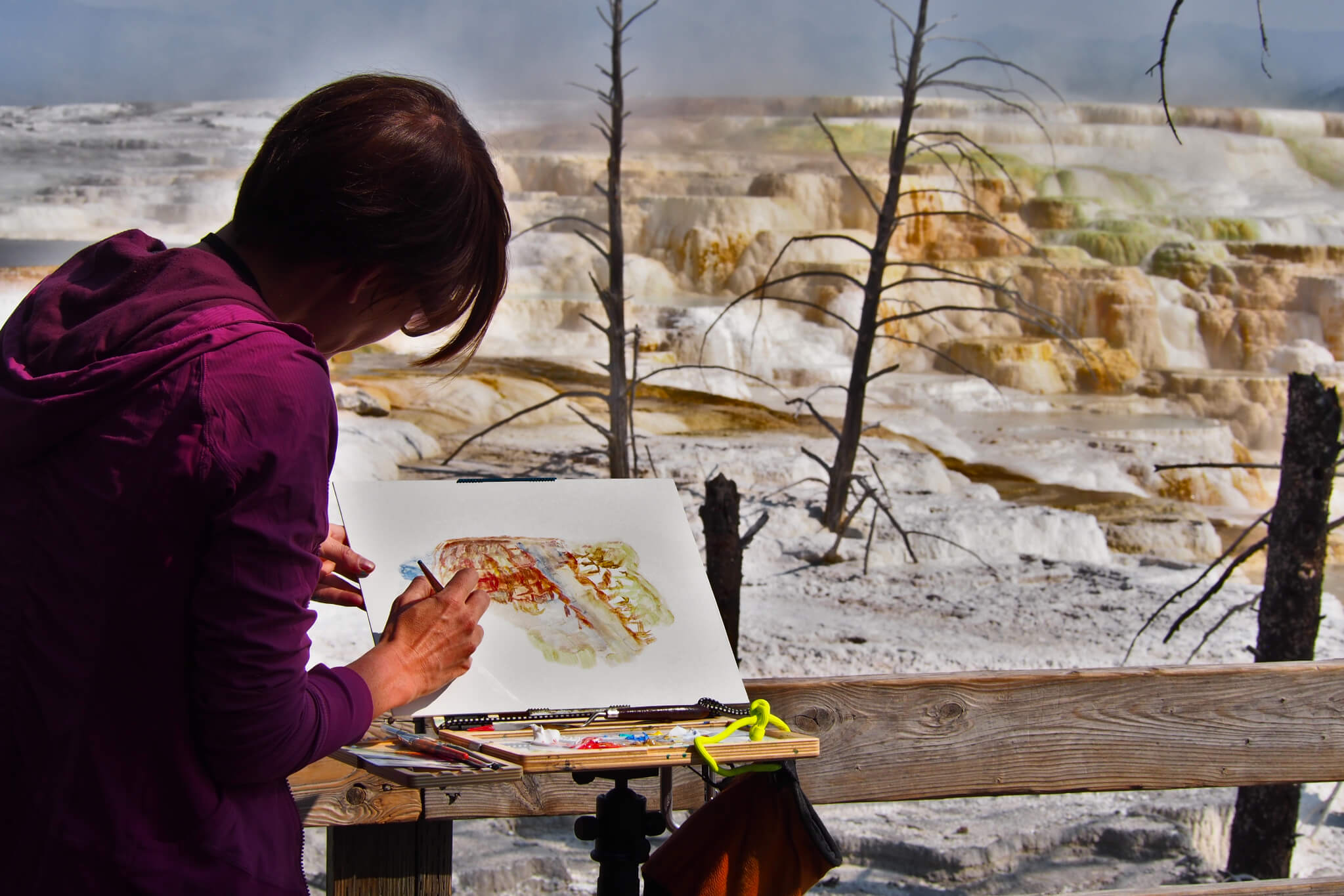 Painting Moran's Yellowstone