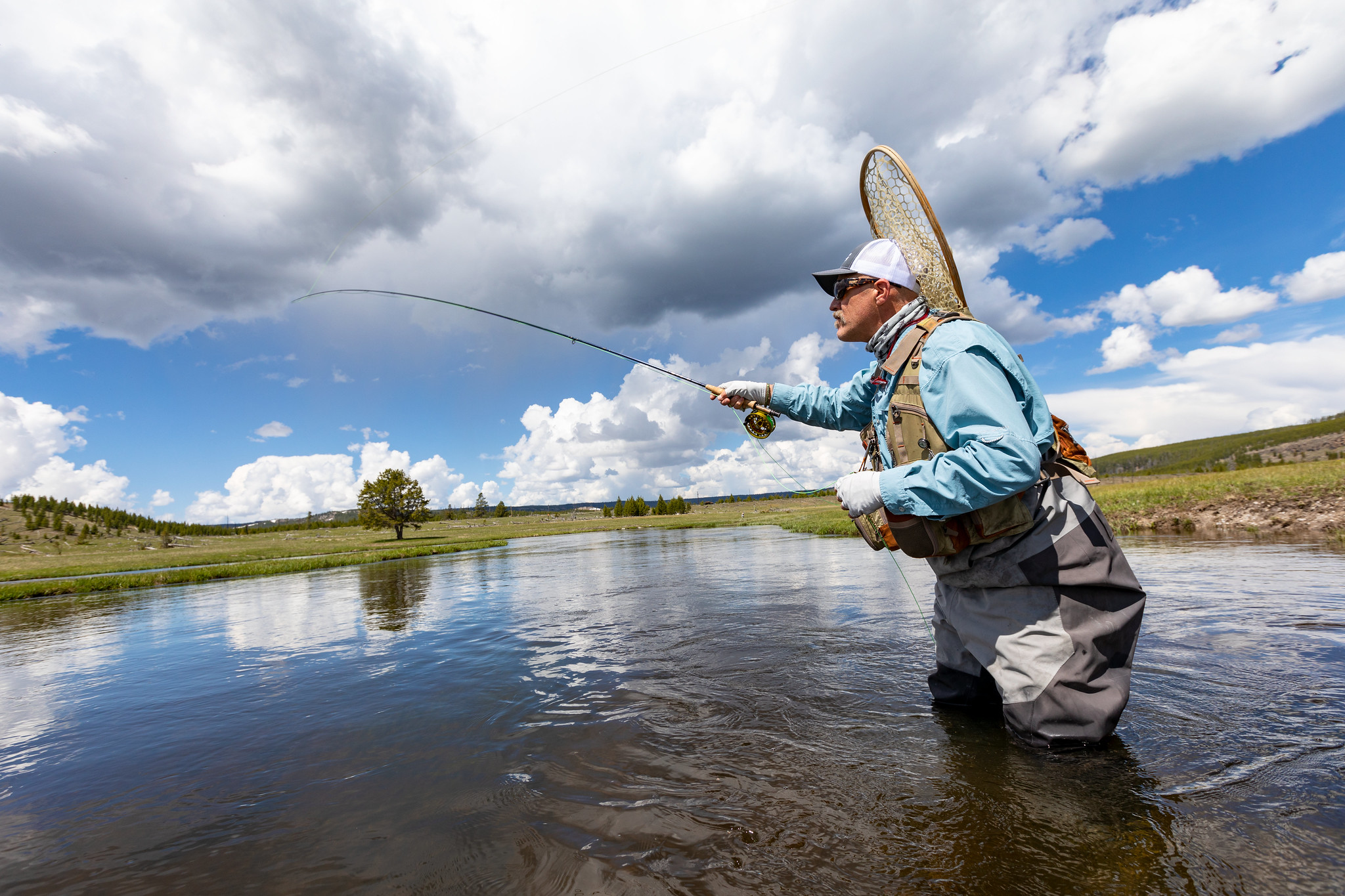 Fly Fishing the Firehole river. YF Matt Ludin