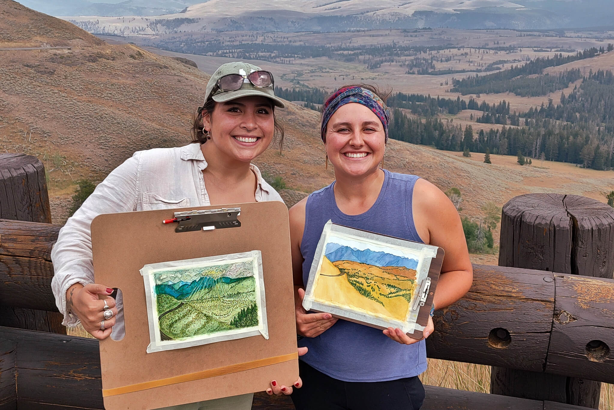 Painting Moran's Yellowstone